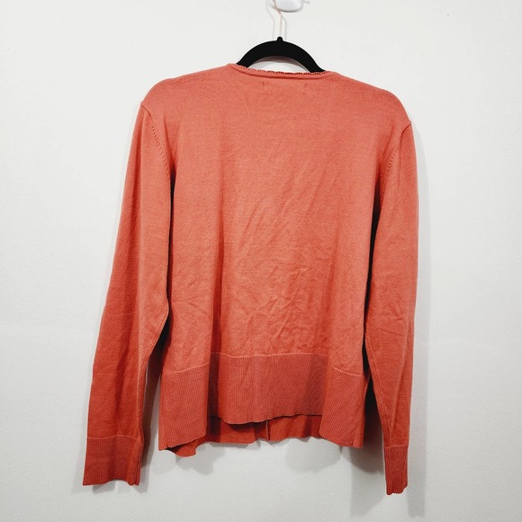 Parisian Signature Beaded Button Front Knit Cardigan Sweater Women's Size XL - Picture 10 of 12